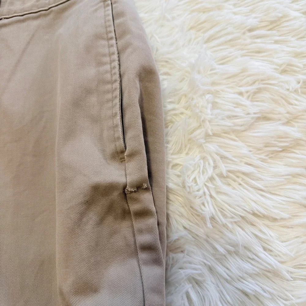 Polo Ralph Lauren Tan Khaki Chino Pants Mens 34x32 Classic Straight Leg Cotton